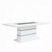 Elizaveta Dining Table With Pedestal Base - Furniture Land (Milwaukee, WI)