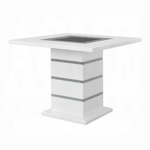 Elizaveta Counter Height Table With Pedestal Base - Furniture Land (Milwaukee, WI)