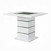 Elizaveta Counter Height Table With Pedestal Base - Furniture Land (Milwaukee, WI)