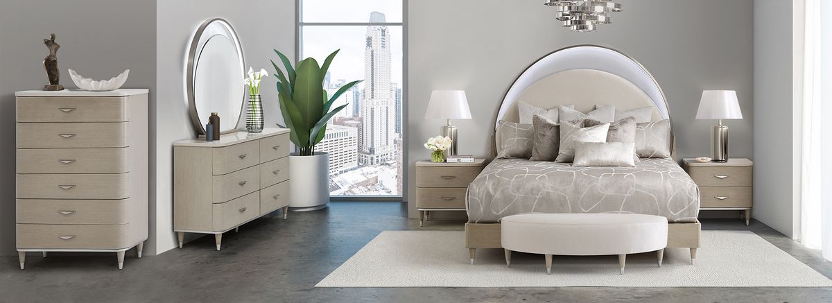 AICO Eclipse Dresser in Moonlight - Furniture Land (Milwaukee, WI)