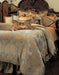 AICO Elizabeth13-pc King Comforter Set in Aqua - Furniture Land (Milwaukee, WI)