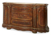 AICO Cortina Dresser in Honey Walnut - Furniture Land (Milwaukee, WI)