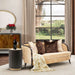 AICO Malibu Crest Loveseat in Dark Espresso - Furniture Land (Milwaukee, WI)