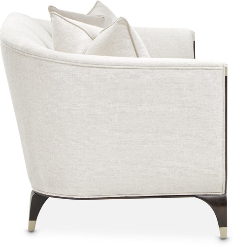 AICO Paris Chic Loveseat Cremini in Espresso - Furniture Land (Milwaukee, WI)
