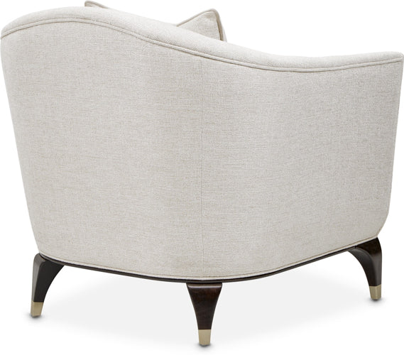 AICO Paris Chic Matching Chair Cremini in Espresso - Furniture Land (Milwaukee, WI)