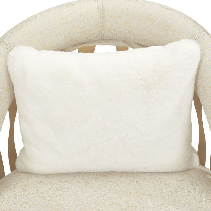 AICO La Rachelle Flame Chair Gold Rush in Medium Champagne - Furniture Land (Milwaukee, WI)