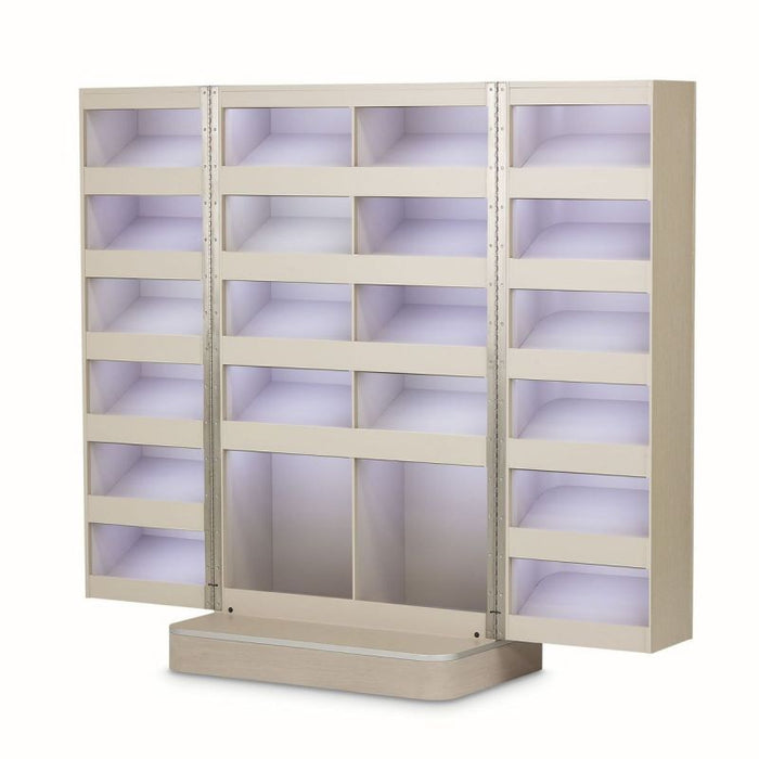 AICO Eclipse Footwear Cabinet in Moonlight - Furniture Land (Milwaukee, WI)