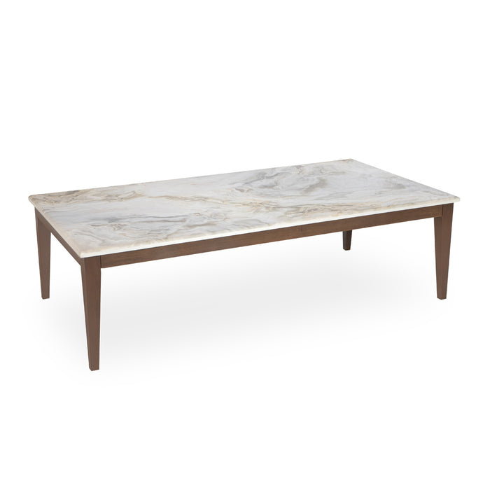 AICO Balboa Rectangular Cocktail Table in Warm Walnut - Furniture Land (Milwaukee, WI)