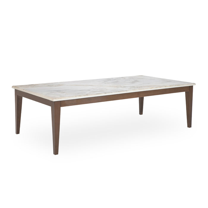 AICO Balboa Rectangular Cocktail Table in Warm Walnut - Furniture Land (Milwaukee, WI)