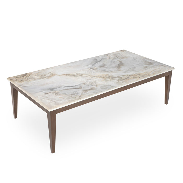 AICO Balboa Rectangular Cocktail Table in Warm Walnut - Furniture Land (Milwaukee, WI)