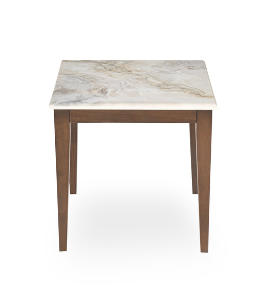 AICO Balboa End Table in Warm Walnut - Furniture Land (Milwaukee, WI)