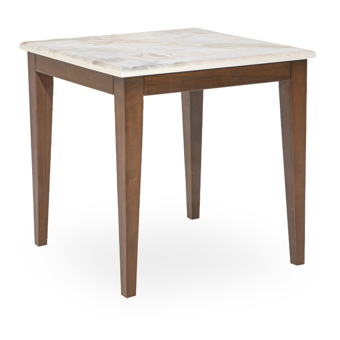 AICO Balboa End Table in Warm Walnut - Furniture Land (Milwaukee, WI)