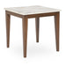 AICO Balboa End Table in Warm Walnut - Furniture Land (Milwaukee, WI)