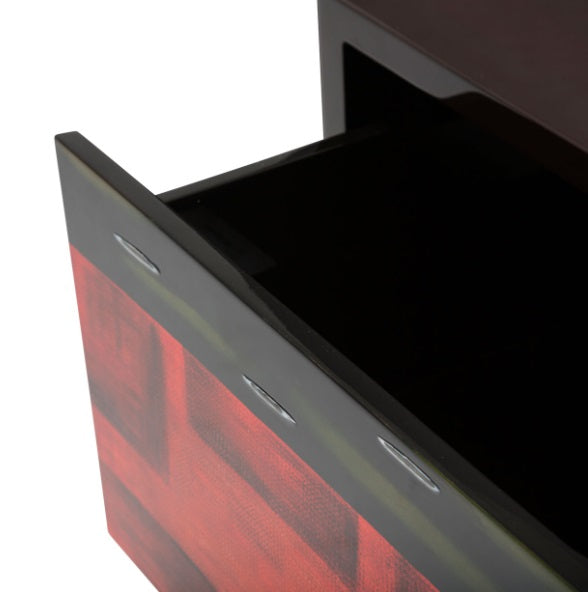 AICO Furniture Illusions 3 Drawers V Shape Storage Chest - Furniture Land (Milwaukee, WI)