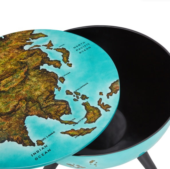 AICO Furniture Illusions Accent Map Table - Furniture Land (Milwaukee, WI)