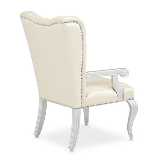 AICO Hollywood Swank Desk Chair in Creamy Pearl - Furniture Land (Milwaukee, WI)