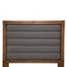 AICO Brooklyn Walk Queen Channel Tufted Panel Bed in Burnt Umber - Furniture Land (Milwaukee, WI)