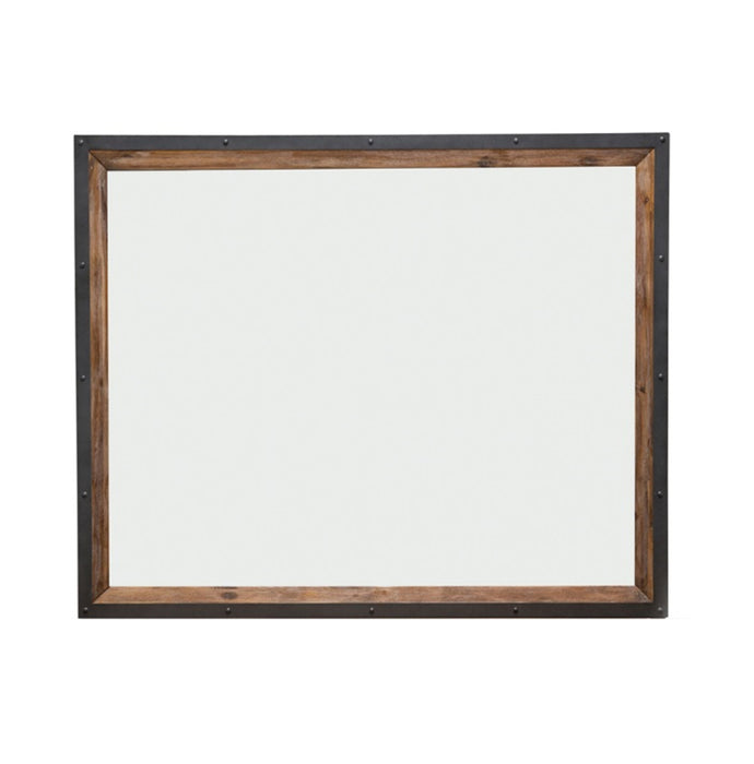 AICO Brooklyn Walk Mirror in Burnt Umber - Furniture Land (Milwaukee, WI)