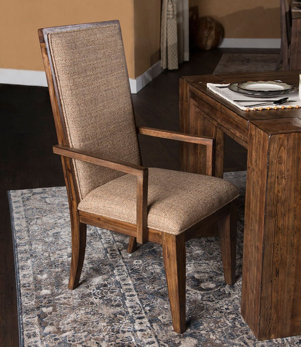 Aico Carrollton Arm Chair (Set of 2) in Rustic Ranch - Furniture Land (Milwaukee, WI)