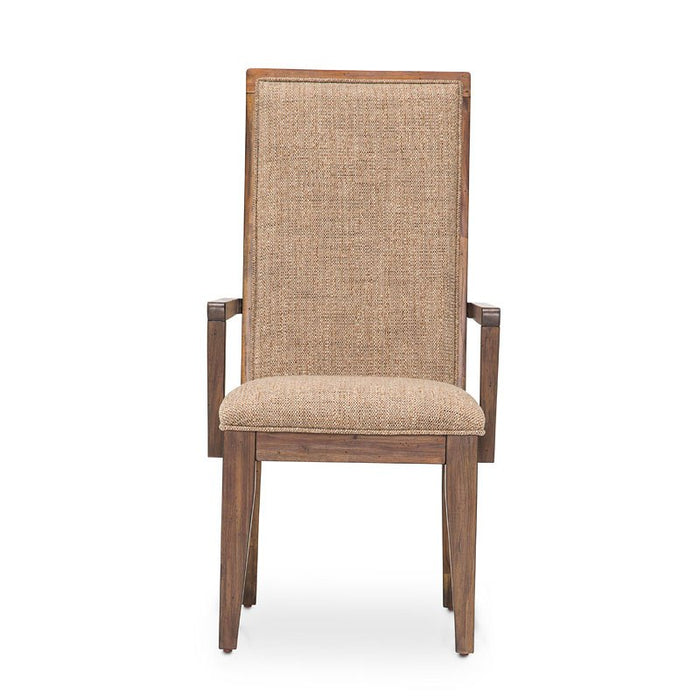 Aico Carrollton Arm Chair (Set of 2) in Rustic Ranch - Furniture Land (Milwaukee, WI)