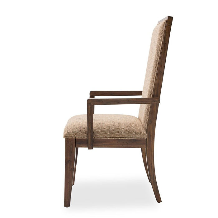 Aico Carrollton Arm Chair (Set of 2) in Rustic Ranch - Furniture Land (Milwaukee, WI)