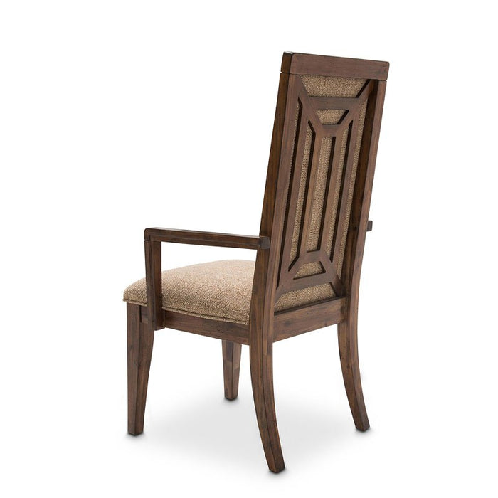 Aico Carrollton Arm Chair (Set of 2) in Rustic Ranch - Furniture Land (Milwaukee, WI)