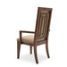 Aico Carrollton Arm Chair (Set of 2) in Rustic Ranch - Furniture Land (Milwaukee, WI)