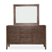 Aico Carrollton Sideboard Mirror in Rustic Ranch - Furniture Land (Milwaukee, WI)