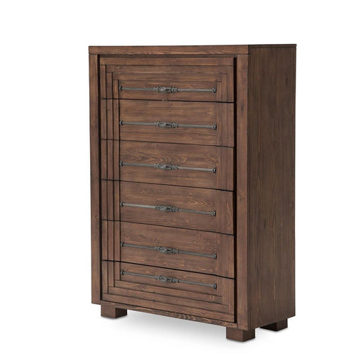 Aico Carrollton Drawer Chest in Rustic Ranch - Furniture Land (Milwaukee, WI)