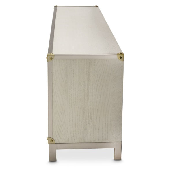 AICO Furniture Menlo Station TV Console in Eucalyptus - Furniture Land (Milwaukee, WI)