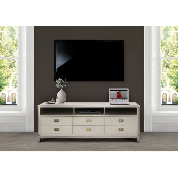 AICO Furniture Menlo Station TV Console in Eucalyptus - Furniture Land (Milwaukee, WI)