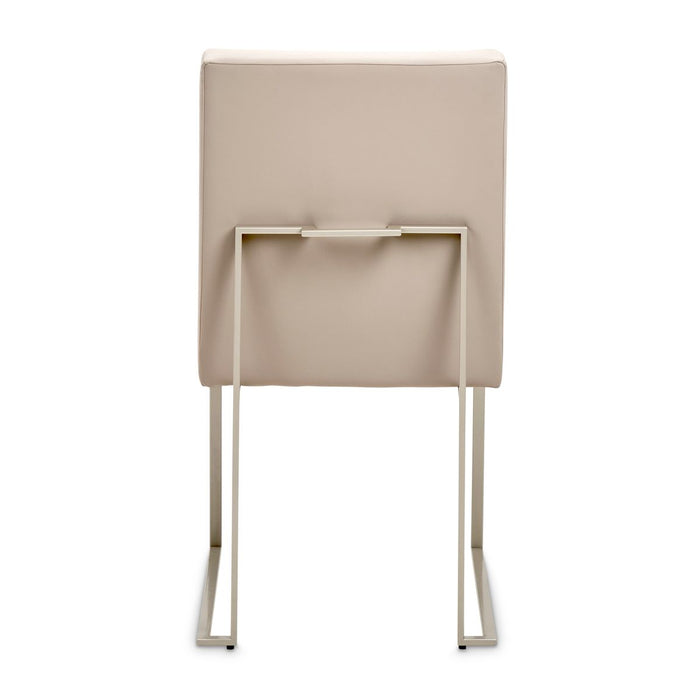 AICO Marin Side Chair (Set of 2) in Greige - Furniture Land (Milwaukee, WI)