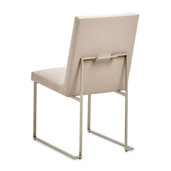 AICO Marin Side Chair (Set of 2) in Greige - Furniture Land (Milwaukee, WI)