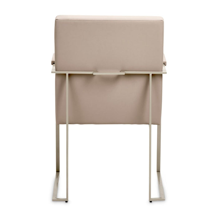 AICO Marin Arm Chair (Set of 2) in Greige - Furniture Land (Milwaukee, WI)