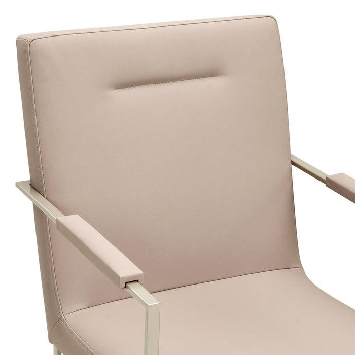 AICO Marin Arm Chair (Set of 2) in Greige - Furniture Land (Milwaukee, WI)