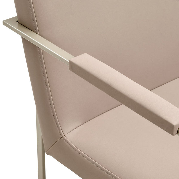 AICO Marin Arm Chair (Set of 2) in Greige - Furniture Land (Milwaukee, WI)