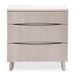 AICO Marin Nightstand in Greige - Furniture Land (Milwaukee, WI)