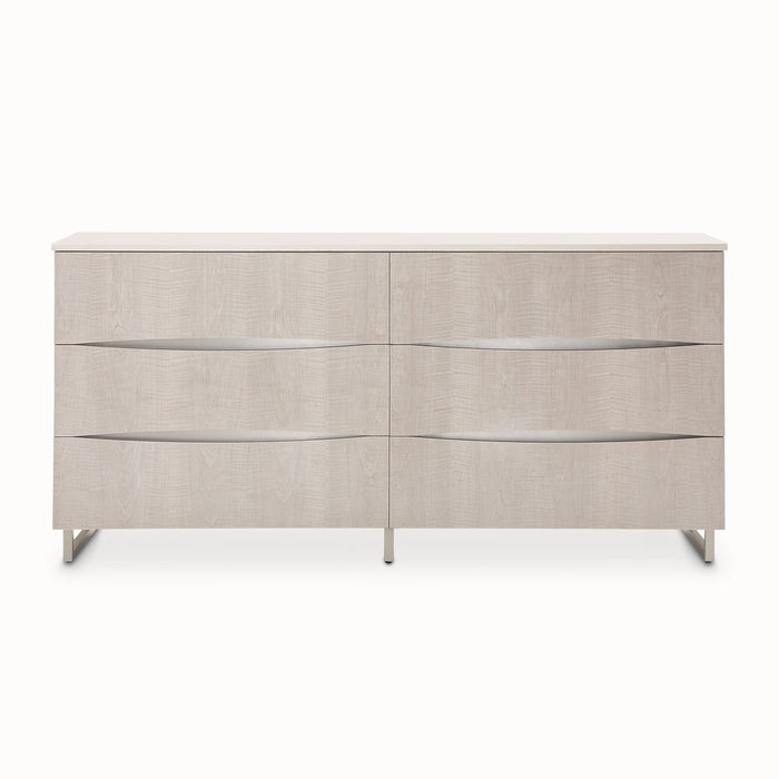 AICO Marin Dresser in Greige - Furniture Land (Milwaukee, WI)