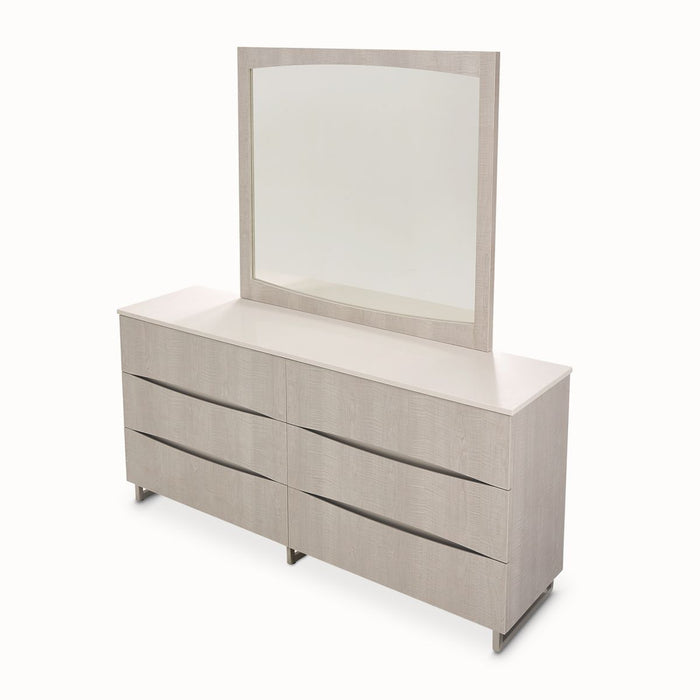 AICO Marin Dresser in Greige - Furniture Land (Milwaukee, WI)