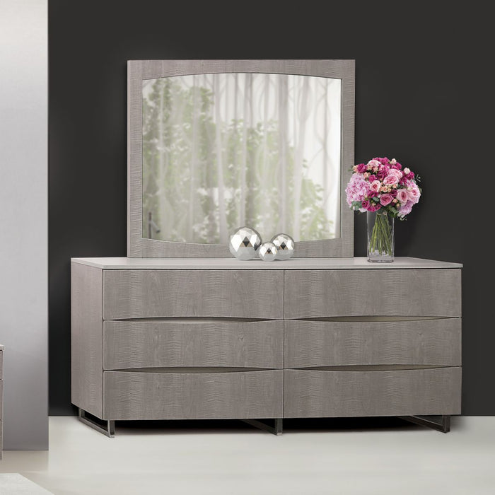 AICO Marin Dresser in Greige - Furniture Land (Milwaukee, WI)