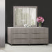 AICO Marin Dresser in Greige - Furniture Land (Milwaukee, WI)