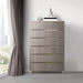 AICO Marin 6-Drawer Chest in Greige - Furniture Land (Milwaukee, WI)