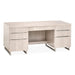 AICO Marin Desk in Greige - Furniture Land (Milwaukee, WI)