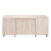 AICO Marin Desk in Greige - Furniture Land (Milwaukee, WI)