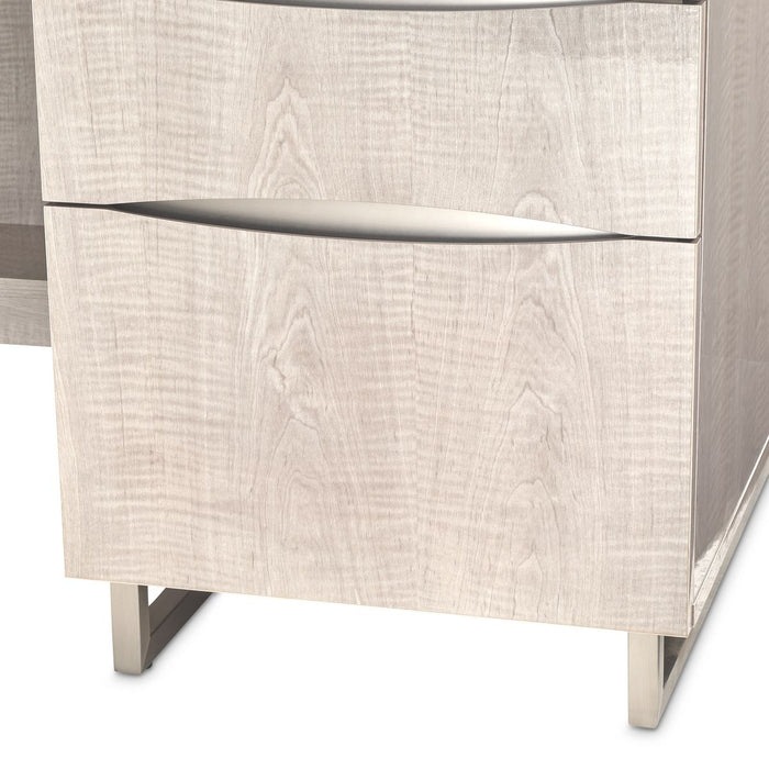 AICO Marin Desk in Greige - Furniture Land (Milwaukee, WI)