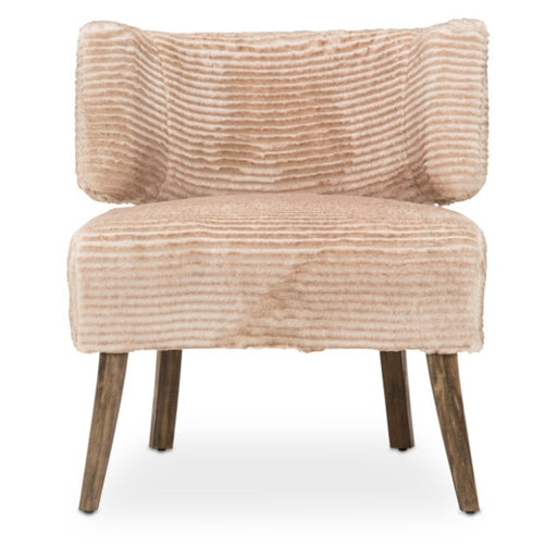 AICO Furniture A La Carte HalfMoon Curved Back Chair in Boardwalk - Furniture Land (Milwaukee, WI)