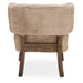 AICO Furniture A La Carte HalfMoon Curved Back Chair in Boardwalk - Furniture Land (Milwaukee, WI)
