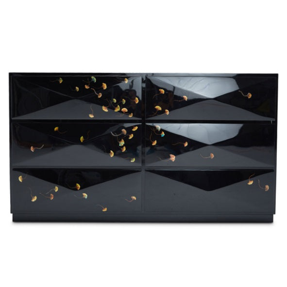 AICO Furniture A La Carte Illusions Windy Leaves Cabinet - Furniture Land (Milwaukee, WI)