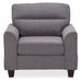 AICO Furniture A La Carte Millenial Chair in Graphite - Furniture Land (Milwaukee, WI)