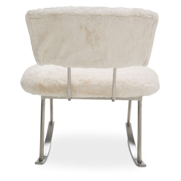 AICO Furniture A La Carte Pebble Beach Rocker Chair in Powder - Furniture Land (Milwaukee, WI)